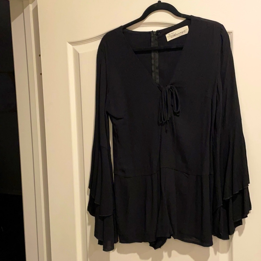 Vintage Havana Long sleeve romper.